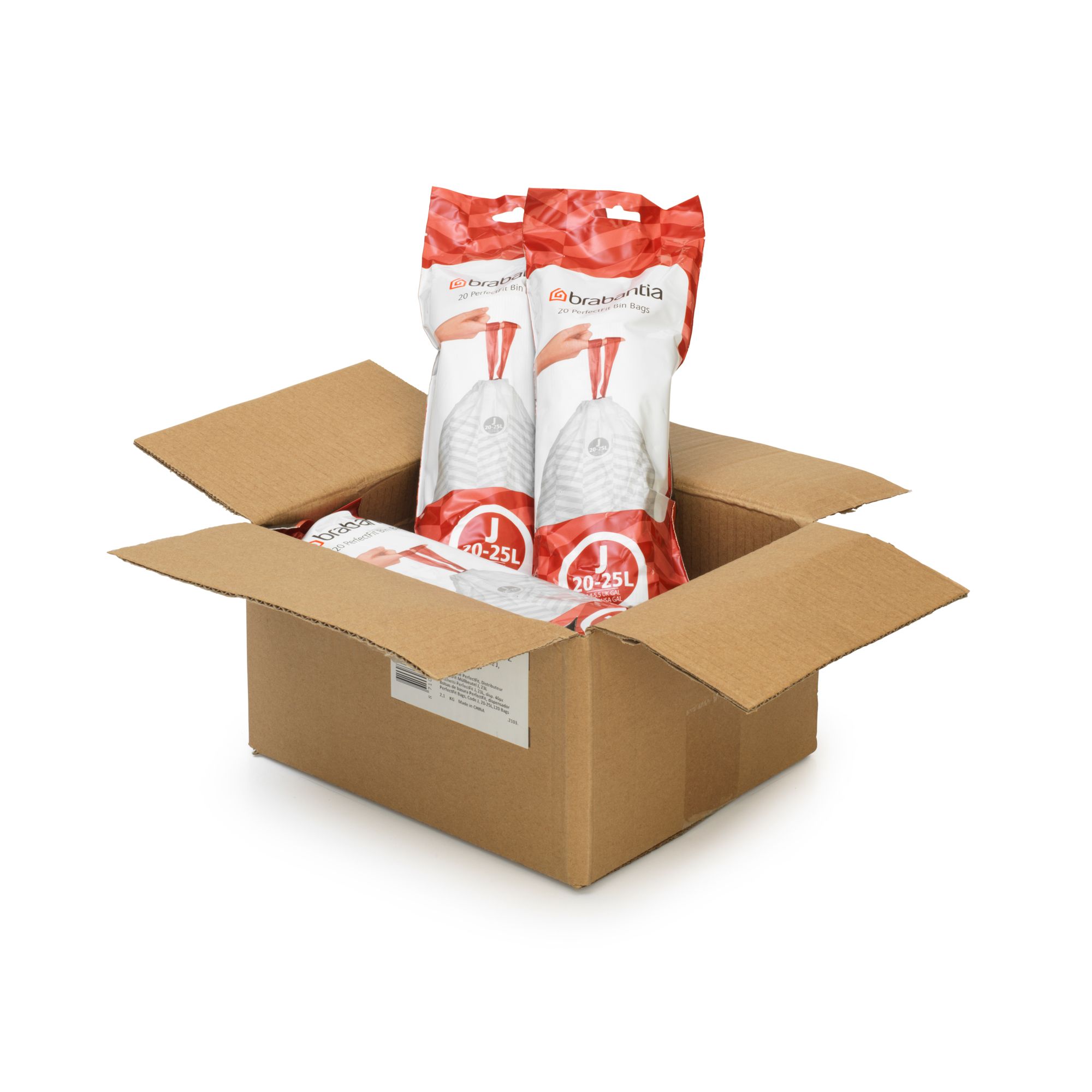 Brabantia PerfectFit Bags Code G 30L Slimline Single Roll