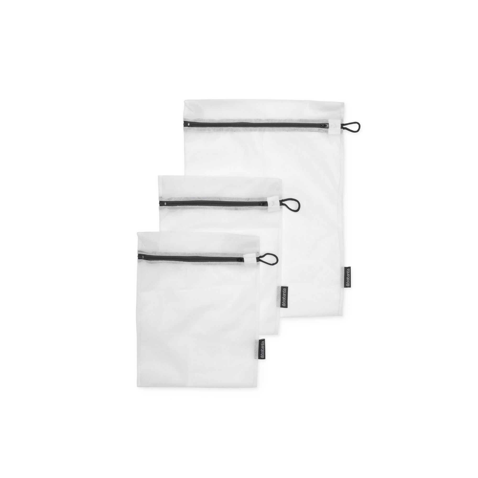 Brabantia White Fabric Wash bag, Set of 3 | DIY at B&Q