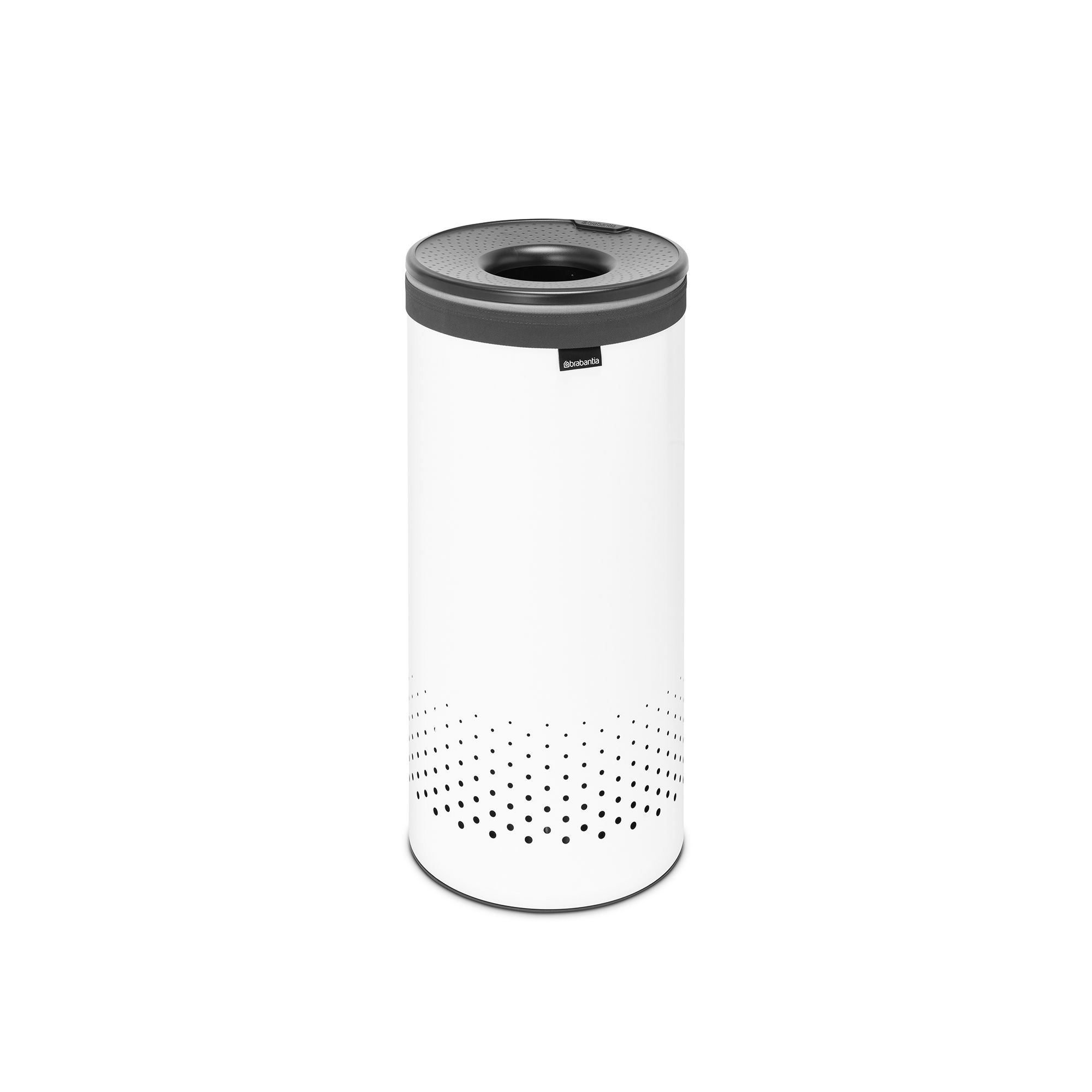 Brabantia White Steel Medium Laundry basket, 35L