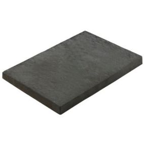 Bradstone Aged riven Dark grey Reconstituted stone Paving set, 9.72m² (L)3150mm (W)1800mm