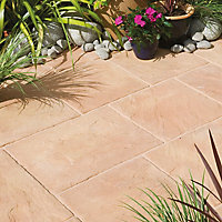 Bradstone Ashbourne York gold Reconstituted stone Paving set, 9.72m² Pack of 48