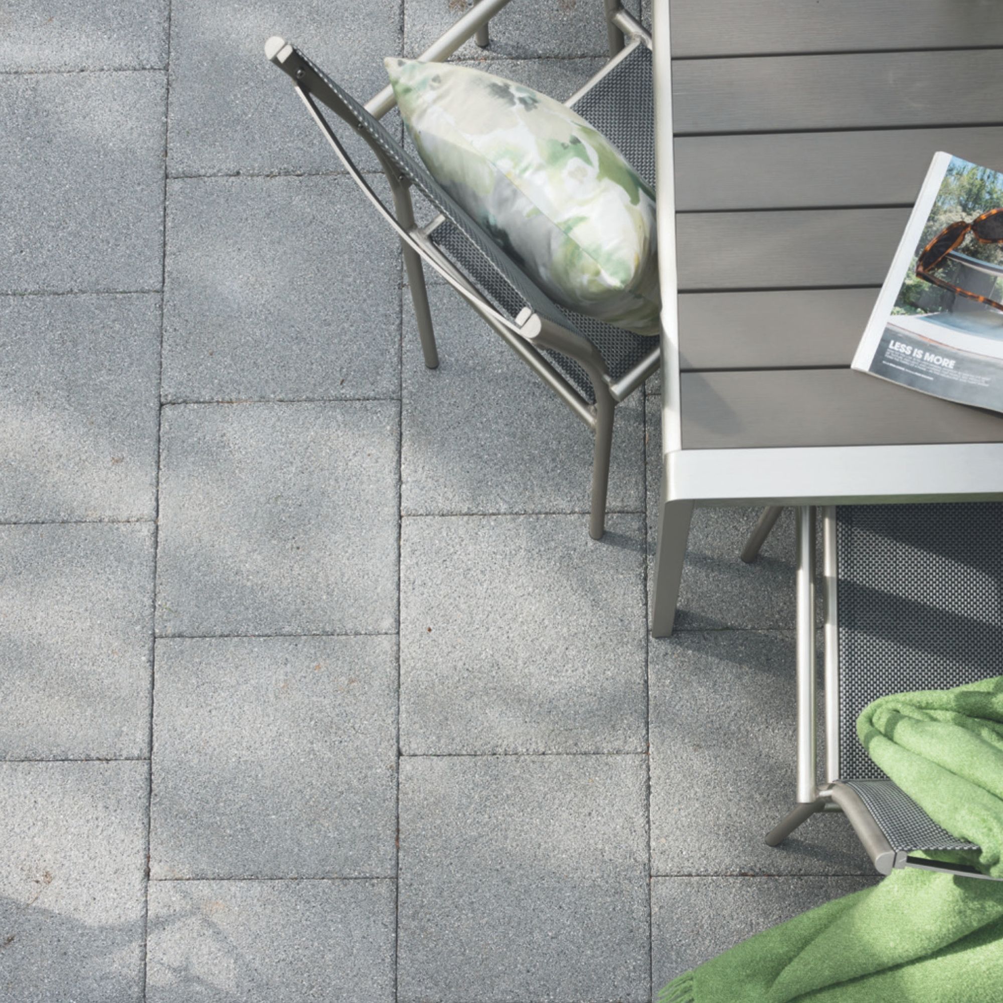 Bradstone Dark grey Concrete Paving slab, 0.2m² (L)450mm (W)450mm