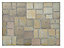 Bradstone Honeymede limestone Reconstituted stone Paving set, 10.2m² (L)3690mm (W)2760mm