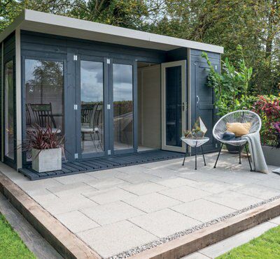 Bradstone Light grey Concrete Paving slab, 0.2m² (L)450mm (W)450mm