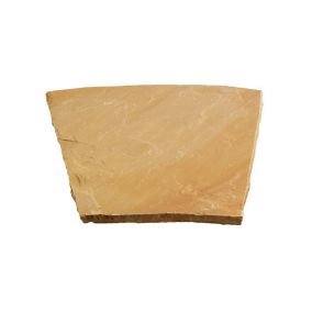 Bradstone Natural sandstone Sunset buff Sandstone Paving slab (L)100mm (W)100mm - Sample