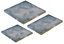 Bradstone Old riven Autumn silver Reconstituted stone Paving set, 5.25m² Pack of 23