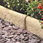 Bradstone Old town Traditional Single sided Weathered limestone Paving edging (H)200mm (W)450mm (T)50mm