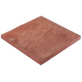 Bradstone Peak Red Concrete Paving slab, 8.46m² (L)600mm (W)600mm Pack of 20