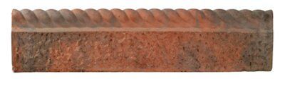 Bradstone Rope top Rope top Red Paving edging (H)150mm (T)50mm, Pack of 38