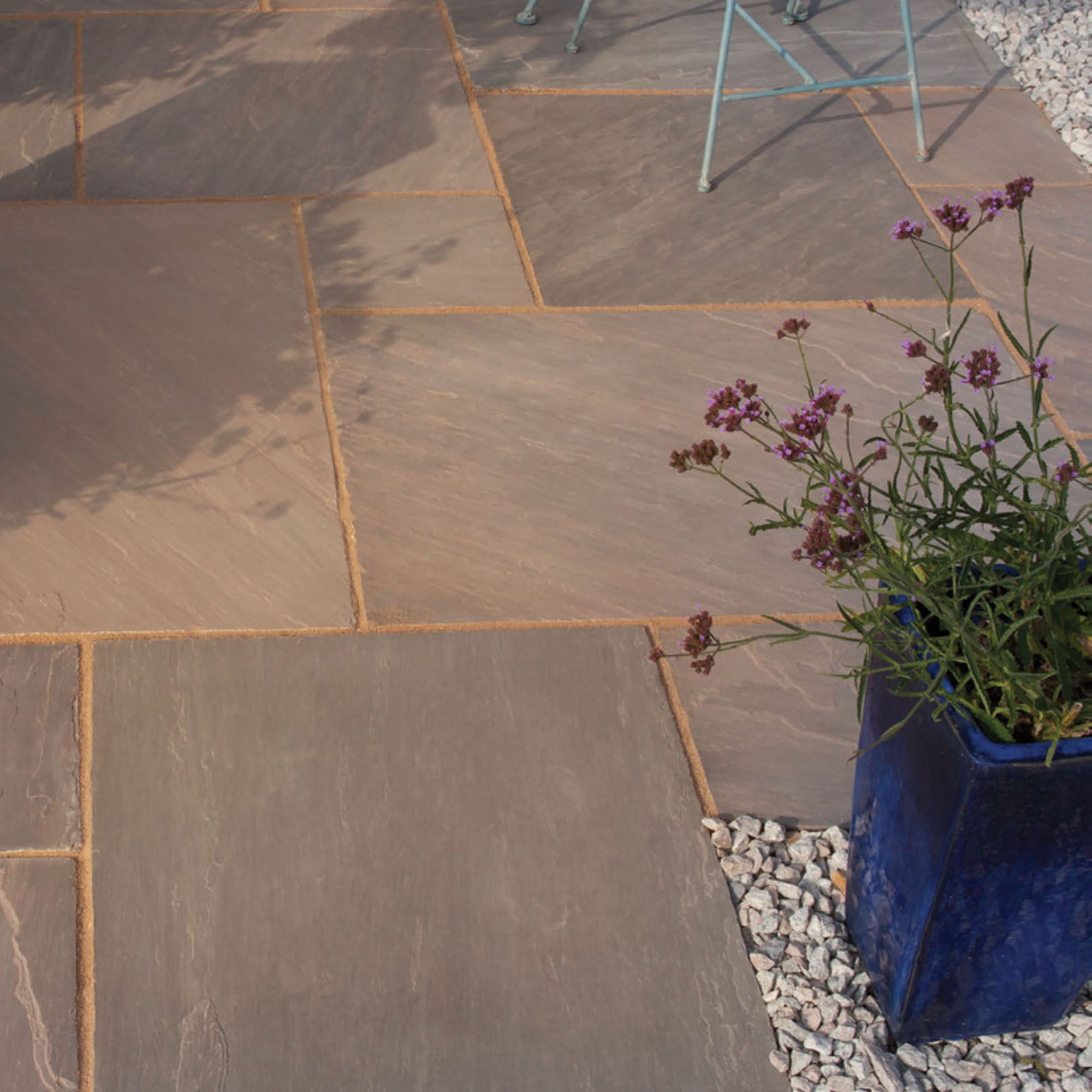 Bradstone Rustic Grey Sandstone Paving slab, 15.75m² (L)900mm (W)600mm ...