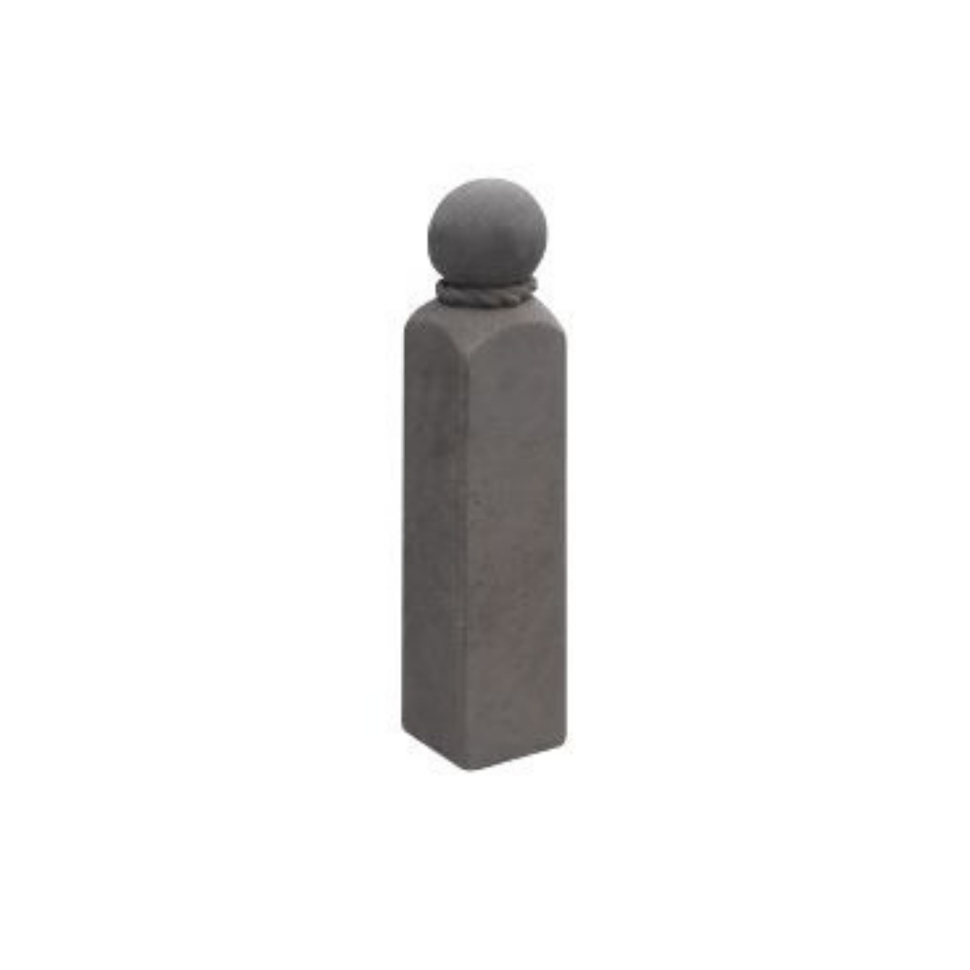 Bradstone Rustic rope top Old granite Paving edging corner (H)250mm (W ...