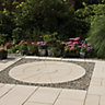 Bradstone Textured Buff Reconstituted stone Paving set, 4.52m² Pack of 26