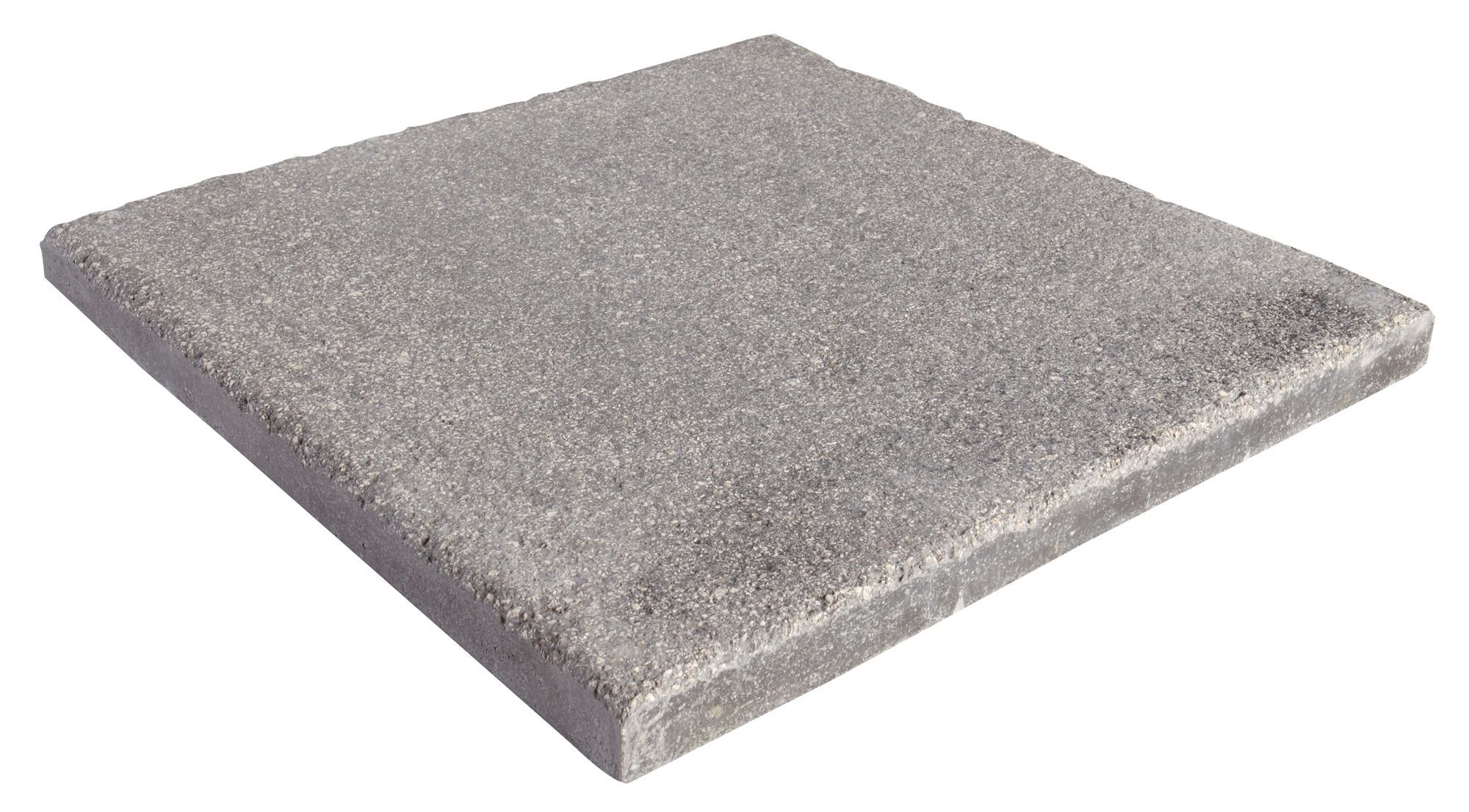 Bradstone Textured Dark grey Reconstituted stone Paving slab, 0.2m² (L ...