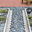 Bradstone Traditional Scalloped Grey Paving edging (H)150mm (T)50mm