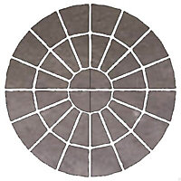 Bradstone Wetherdale Grey Reconstituted stone Paving set, 4.52m²