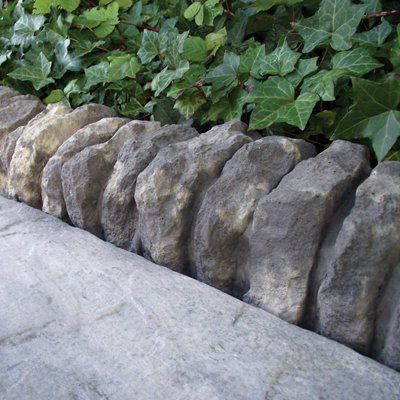 BradstoneAncestry Traditional Single sided Grey Paving edging (H)160mm (T)125mm, Pack of 30