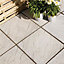 BradstoneDerbyshire Grey Reconstituted stone Paving slab (L)450mm (W)450mm, Pack of 76