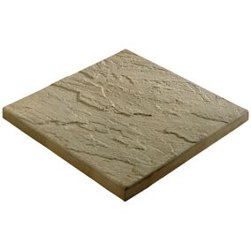 BradstoneDerbyshire Moorland cream Reconstituted stone Paving slab (L)450mm (W)450mm