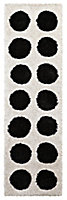 Brady Spot Black & white Runner 200cmx60cm
