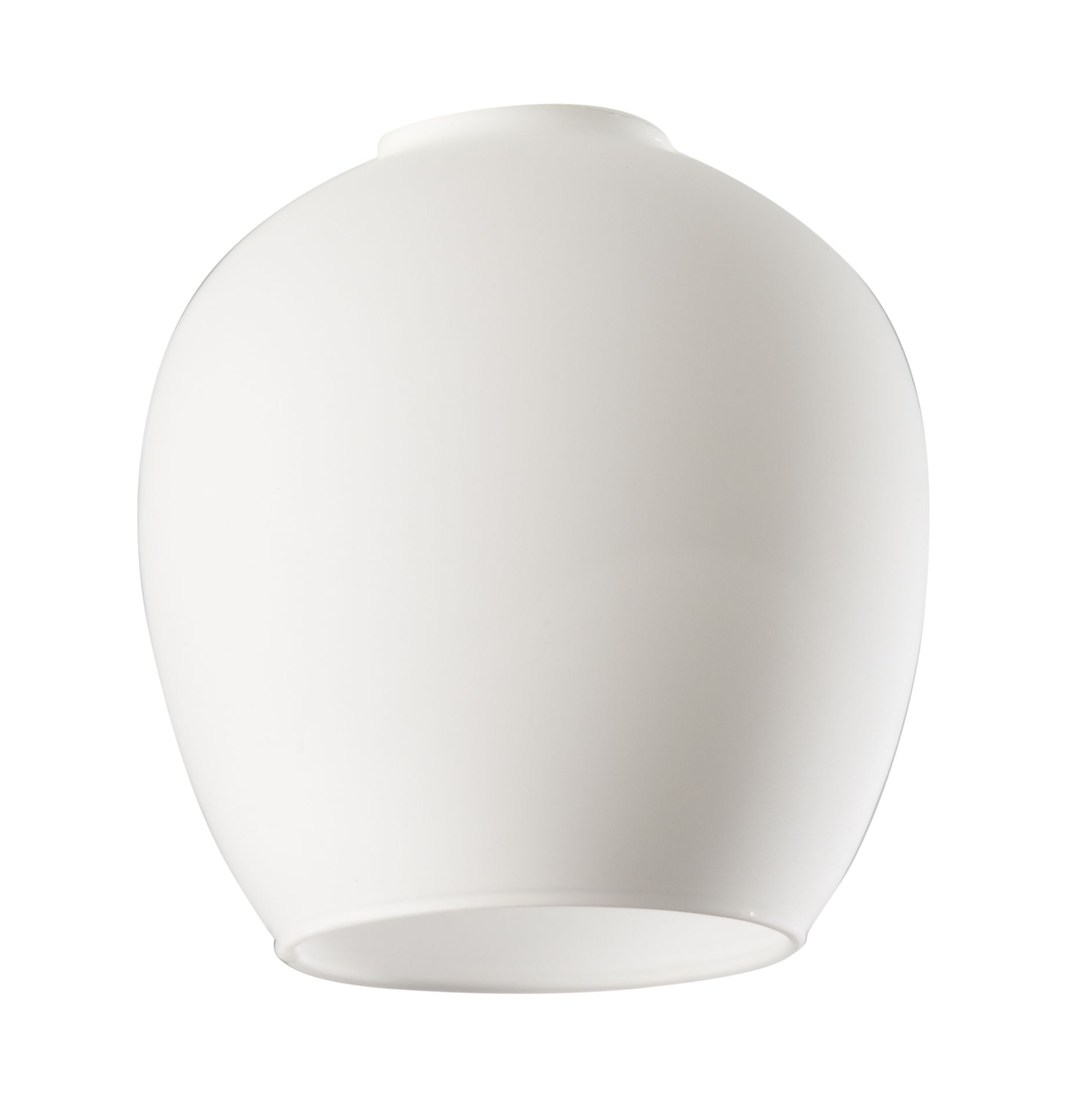 White glass light deals shade