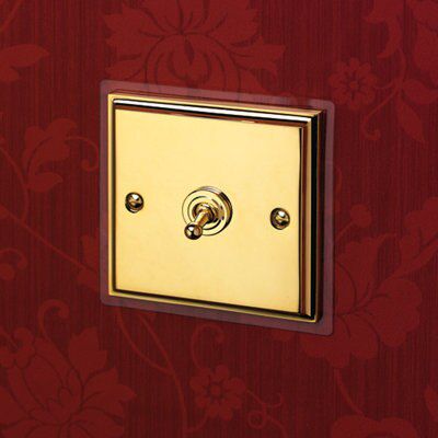 Brass 6A 2 way 1 gang Toggle Switch