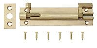 Brass Barrel Door bolt N237 (L)102mm (W)26mm