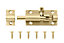 Brass Barrel N232 Door bolt (L)50mm (W)25mm
