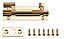 Brass Barrel N236 Door bolt (L)76mm (W)25mm
