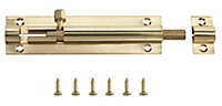 Brass Barrel N382 Door bolt (L)102mm (W)26mm