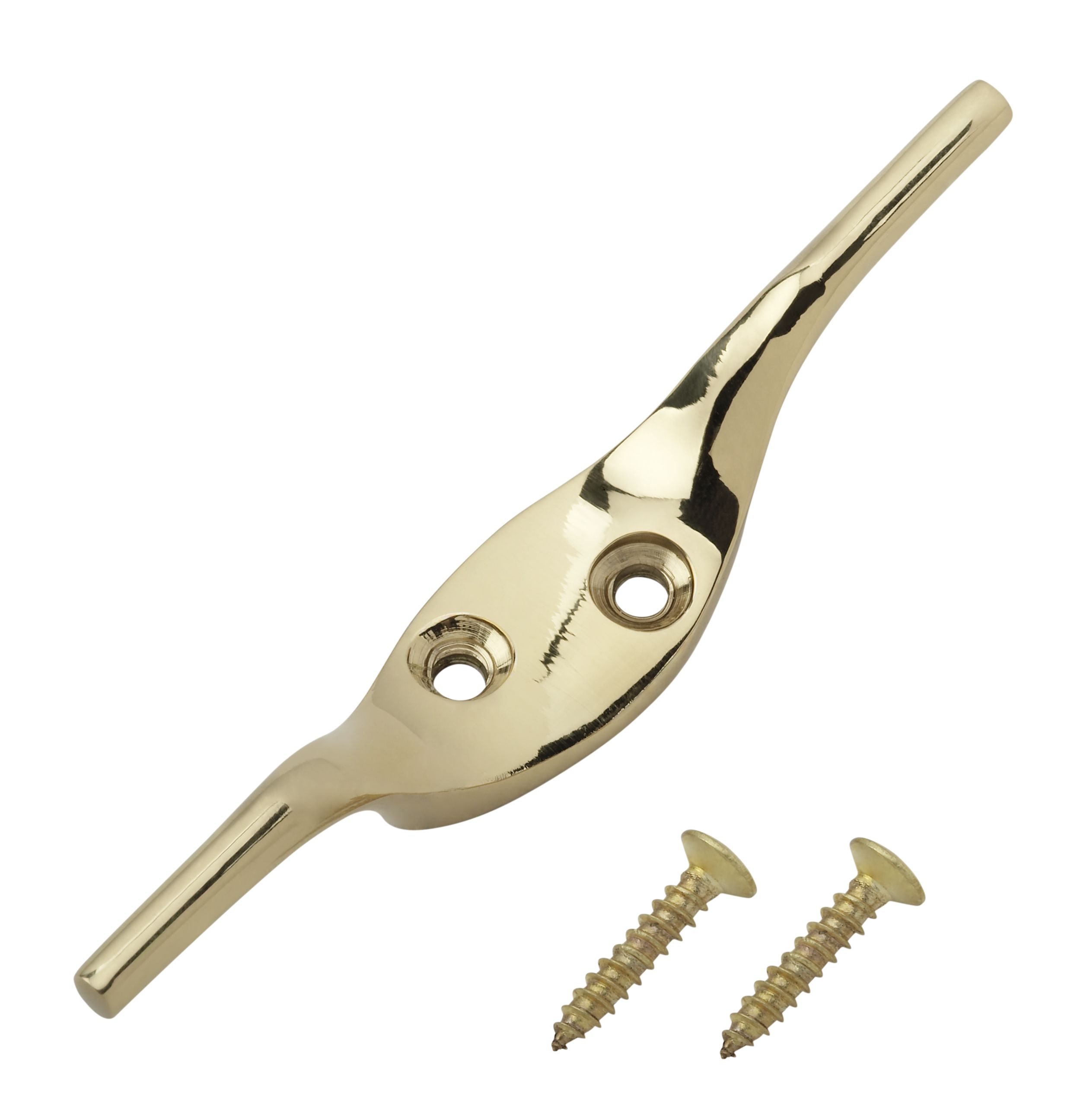 Brass Cleat hook (L)75mm DIY at B&Q