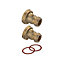 Brass Compression Pump valve x 1½" x 1½"