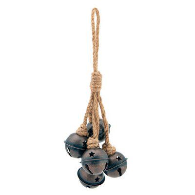 Brass Distressed effect Metal Bells Decoration