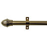 Brass effect Extendable Curtain pole (Dia)10mm