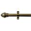 Brass effect Extendable Curtain pole (Dia)10mm