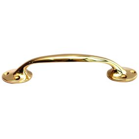 Brass effect Furniture Bow Handle (L)15.1cm (D)34.5mm