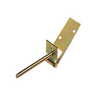 Brass effect Handrail bracket (L)20mm (W)80mm