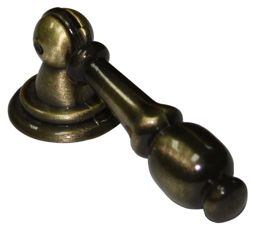 Brass effect Zinc alloy Straight Drop Pull handle DIY at B&Q