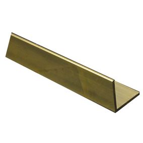 Brass Equal L-shaped Channel, (L)1m (W)8mm