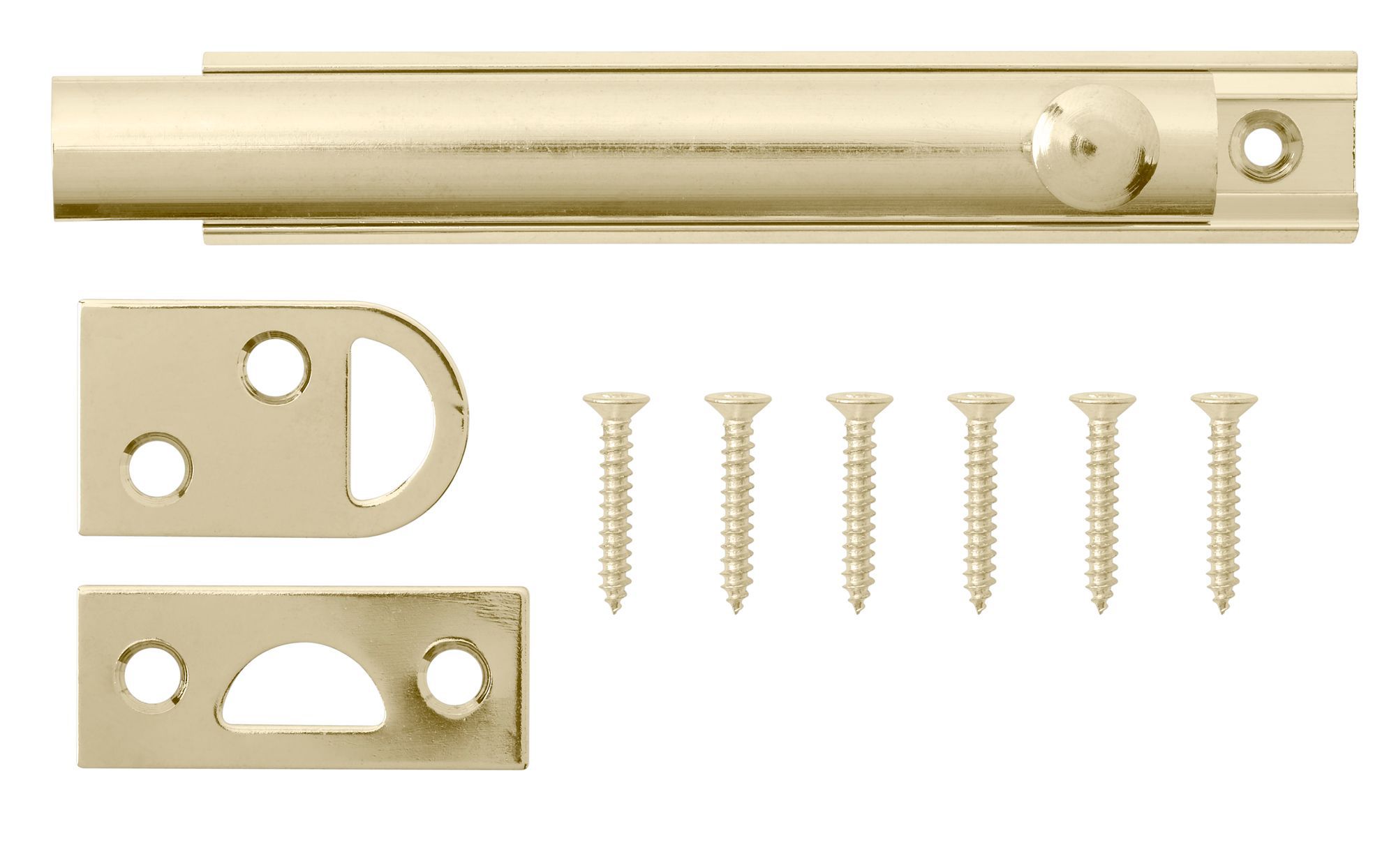 Brass Flush Door bolt N265 (L)64mm (W)15mm
