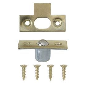 Brass-plated Bales catch (W)14mm