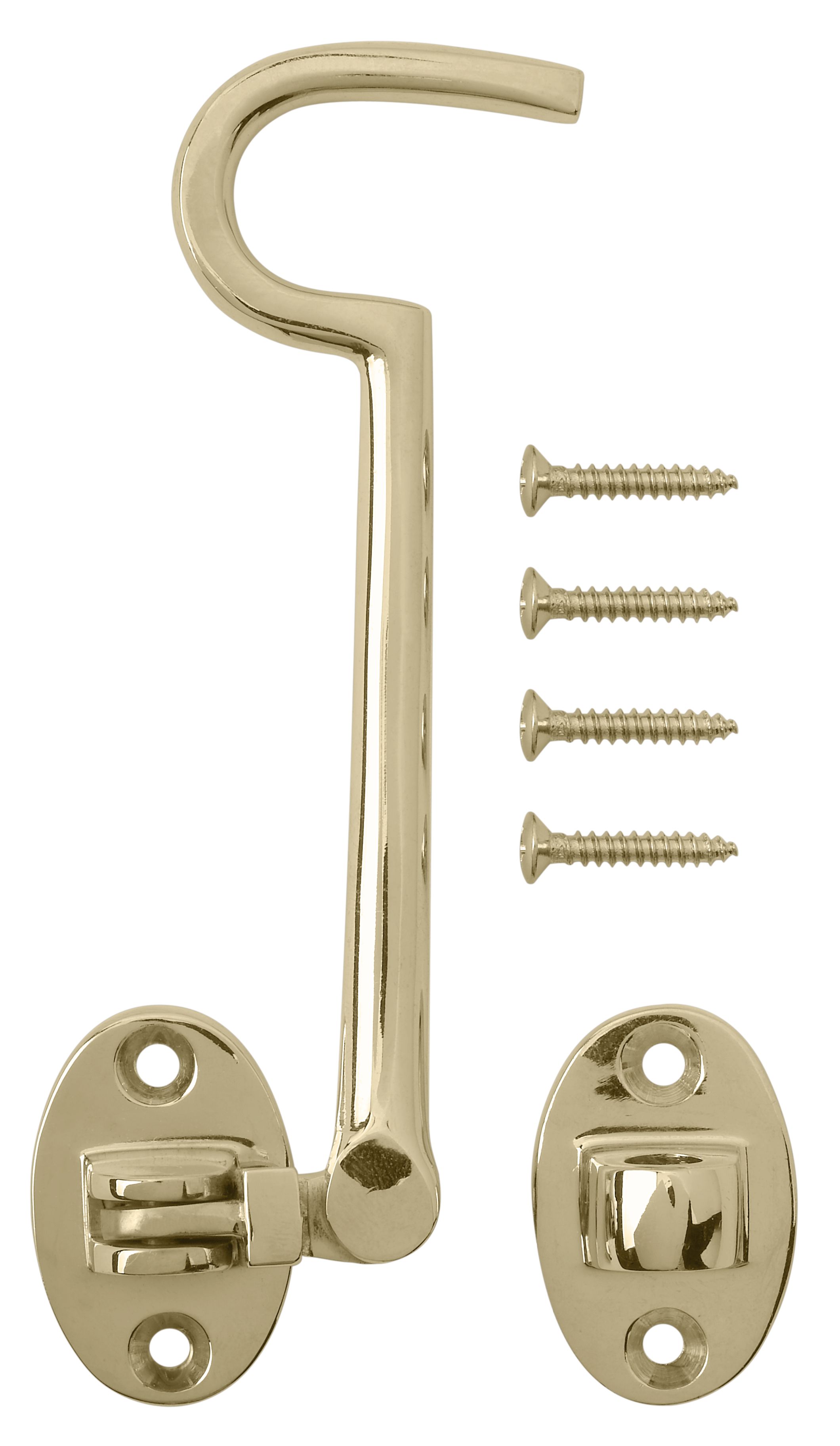 Brass-plated Cabin hook, (L)130mm