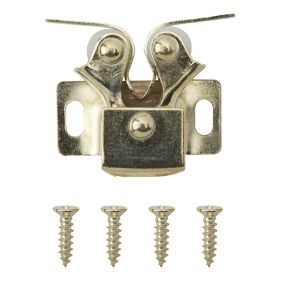 Brass-plated Carbon steel Double roller catch
