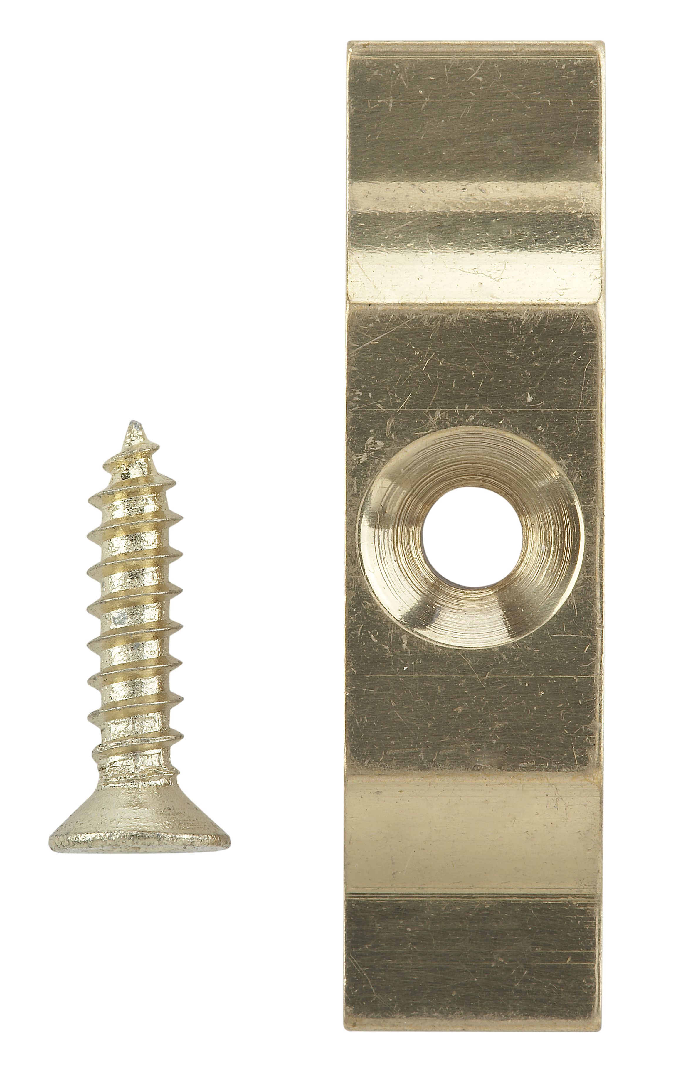 Brass-plated Turnbutton catch (W)10mm