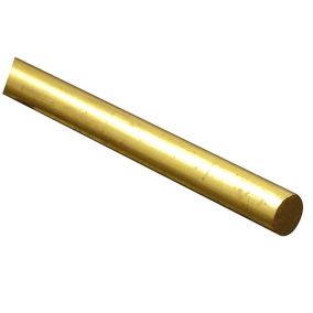 Brass Round Bar, (L)1m (Dia)6mm