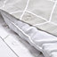 Braxton Geometric Grey Single Duvet cover & pillow case set