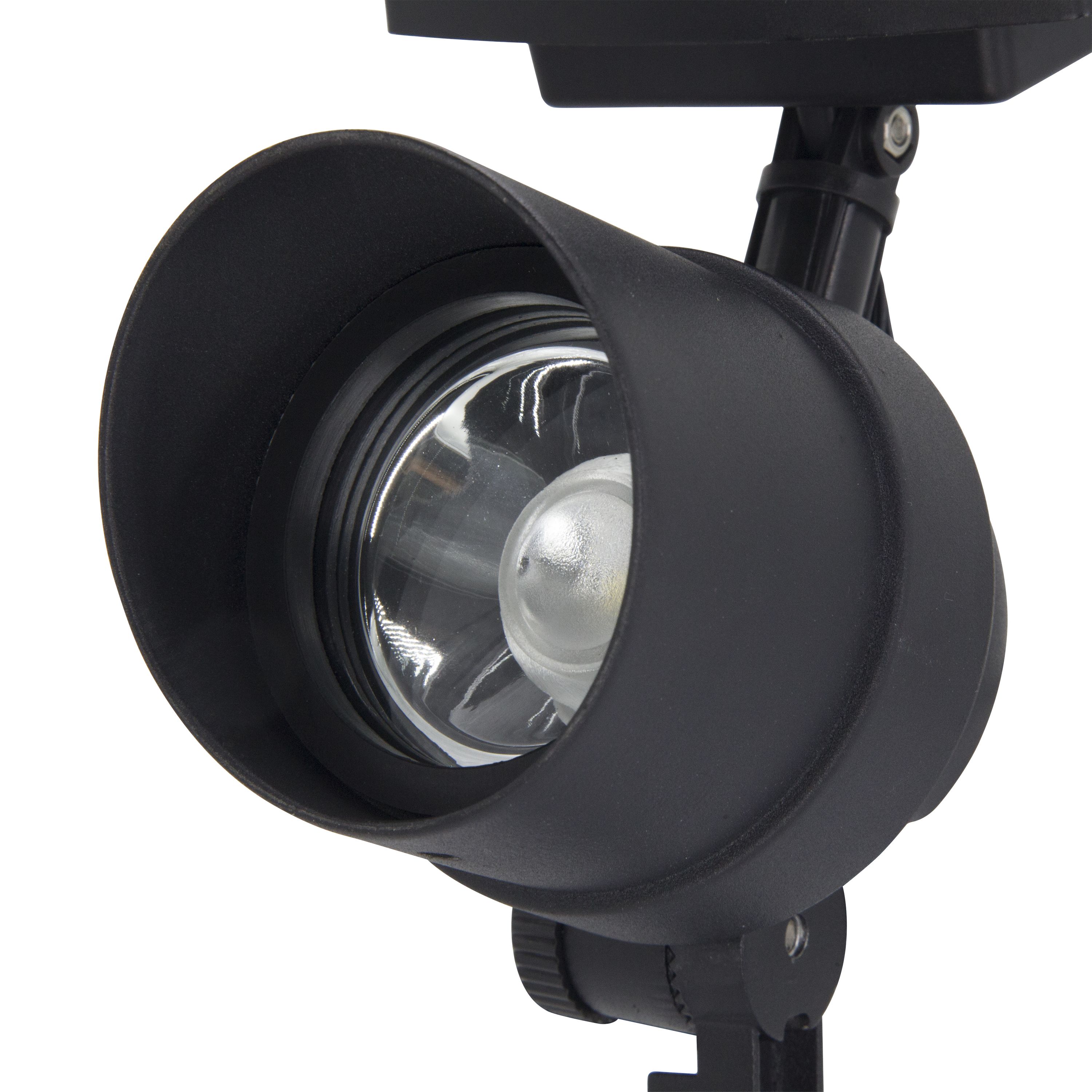 bridger Black Solar-powered Integrated LED Outdoor Spotlight - 7