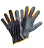 Briers Polyester (PES) Black, grey & yellow Gardening gloves, Large