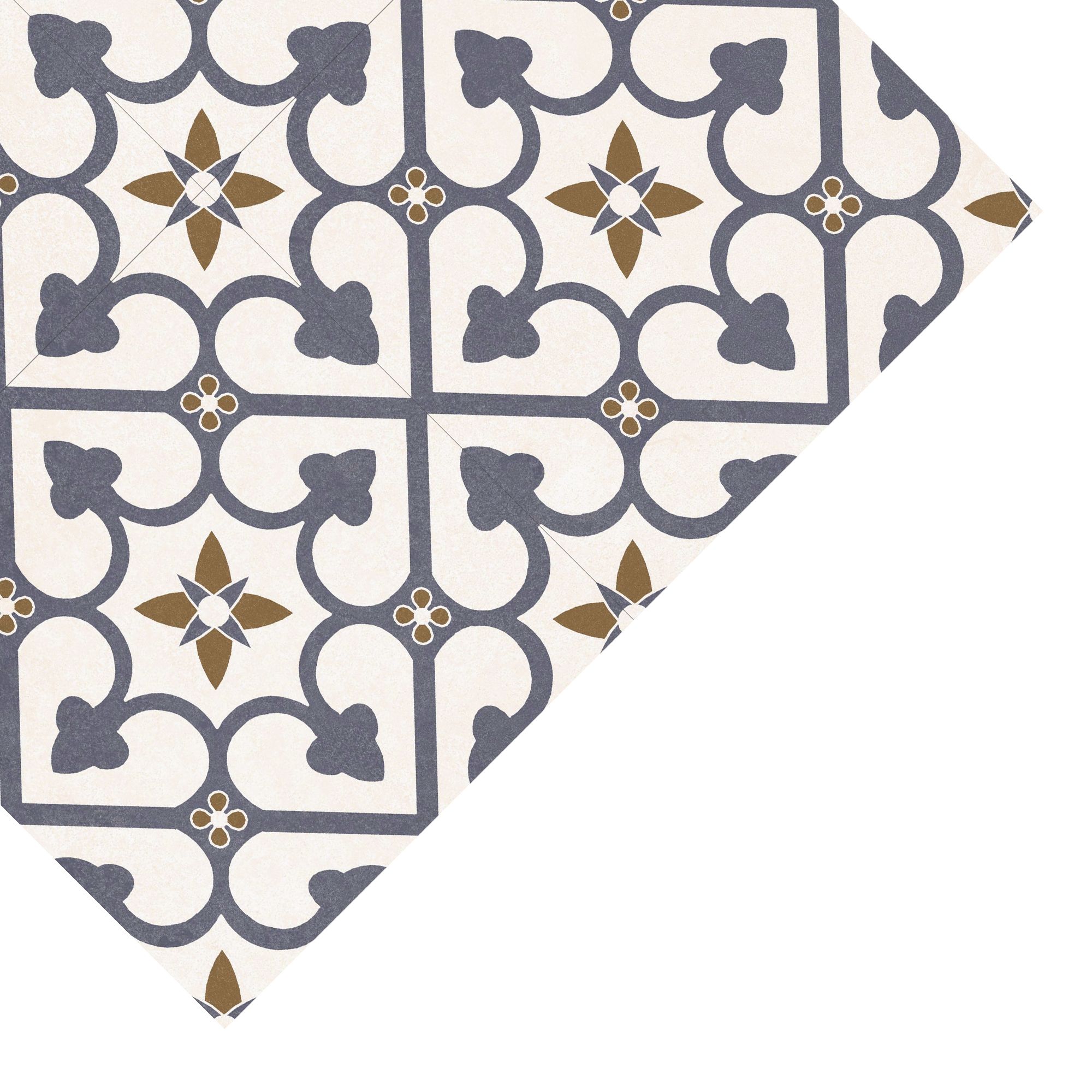 Brighton Blue Matt Porcelain Indoor Wall & floor Tile