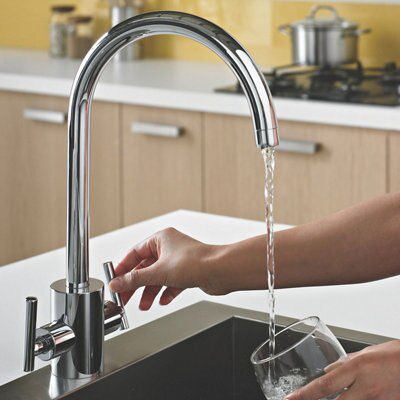 Bristan Artisan Chrome effect Kitchen Monobloc mixer Tap