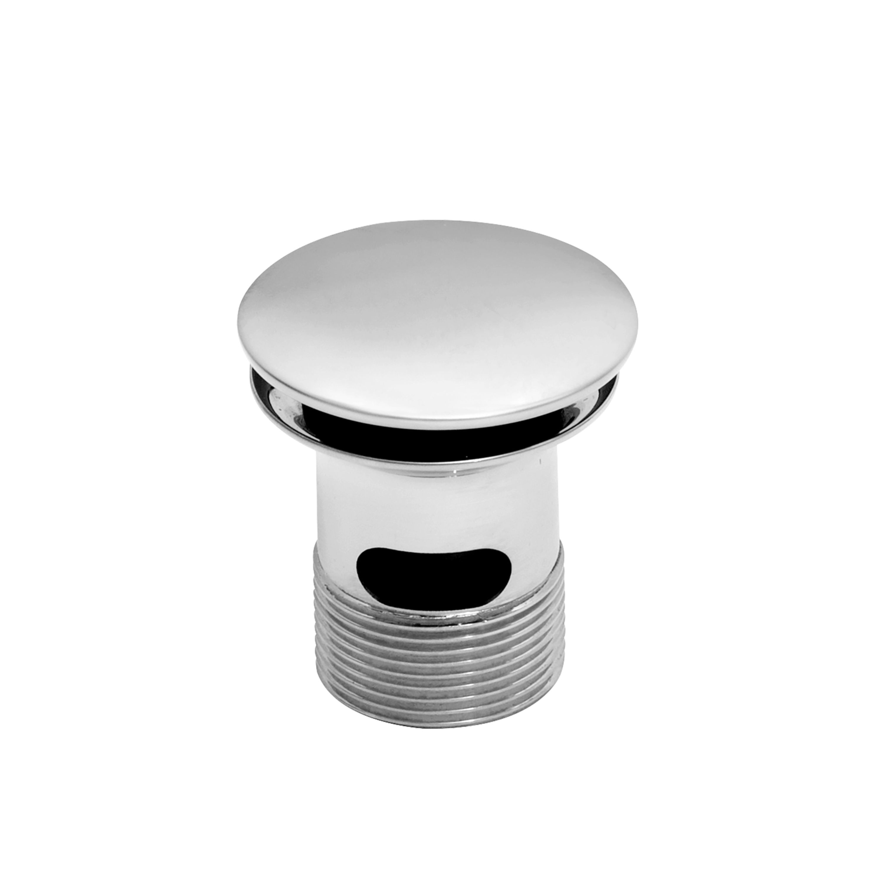Bristan Chrome effect Brass 115mm Click clack Slotted Waste (Dia)66mm